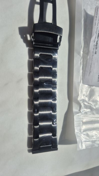 Brățară ceas de inox ,culoare neagra de calitate ,mărimea 20mm.