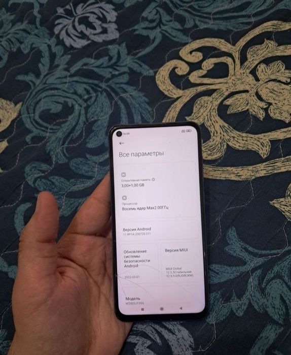 Xiaomi Redmi Note 9 4/64GB Blue Gray Original Holati yaxshi Oyin Oqidi