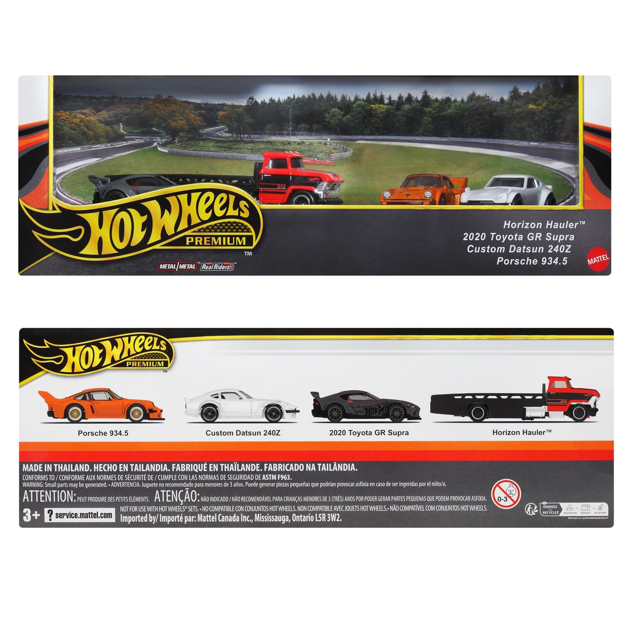 Hot Wheels Premium Diorama ADVAN Racing Team и Hot Wheels 987A-GMH39