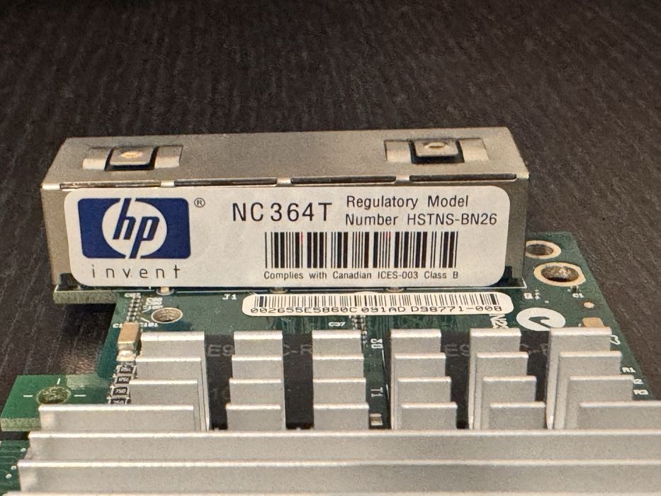 Placă rețea HP Quad-Port 1Gb PCIe