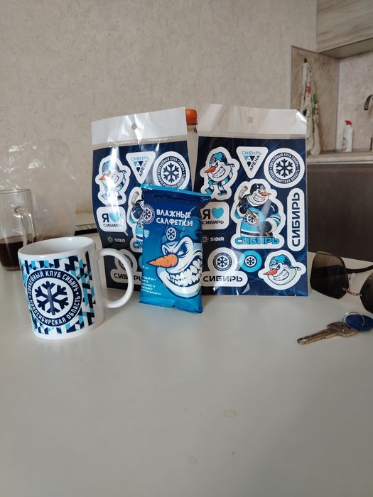 Хоккейные наклейки "ХК СИБИРЬ"