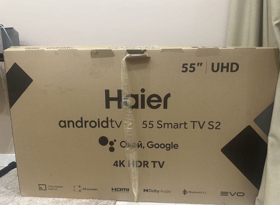 Haier 140 см 4К smart tv телевизор