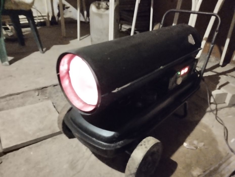 Дизельная пушка нагрева