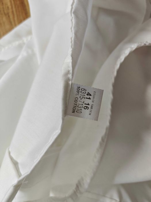 ETON Оригинална мъжка бяла риза с ръкавели размер 16 / 41