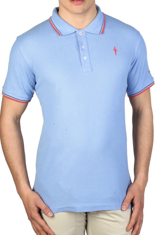 Tricou Cesare Paciotti polo model tricotat pique marime M