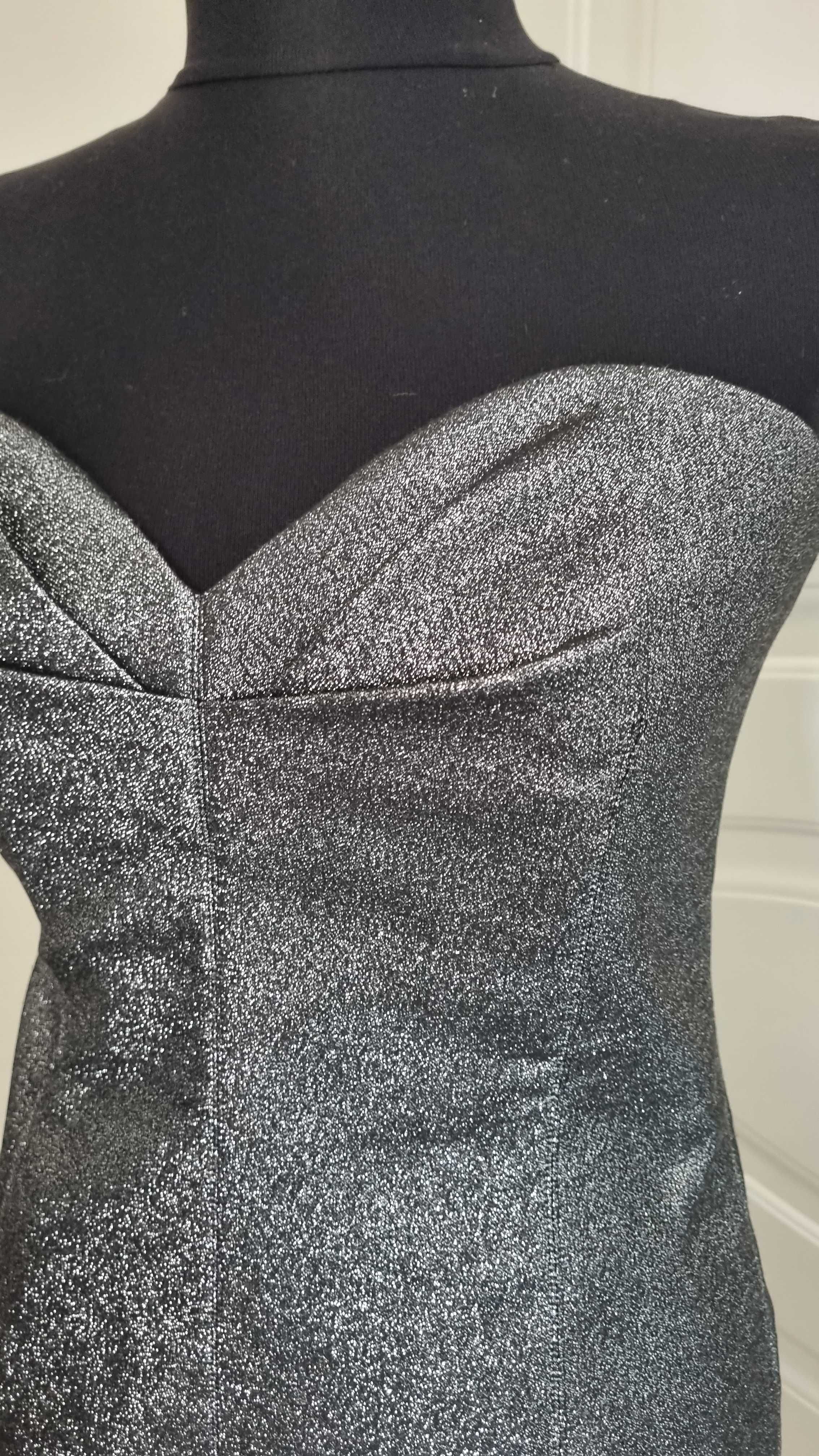 Rochie MaxMara culoare negru cu lurex,masura 42IT