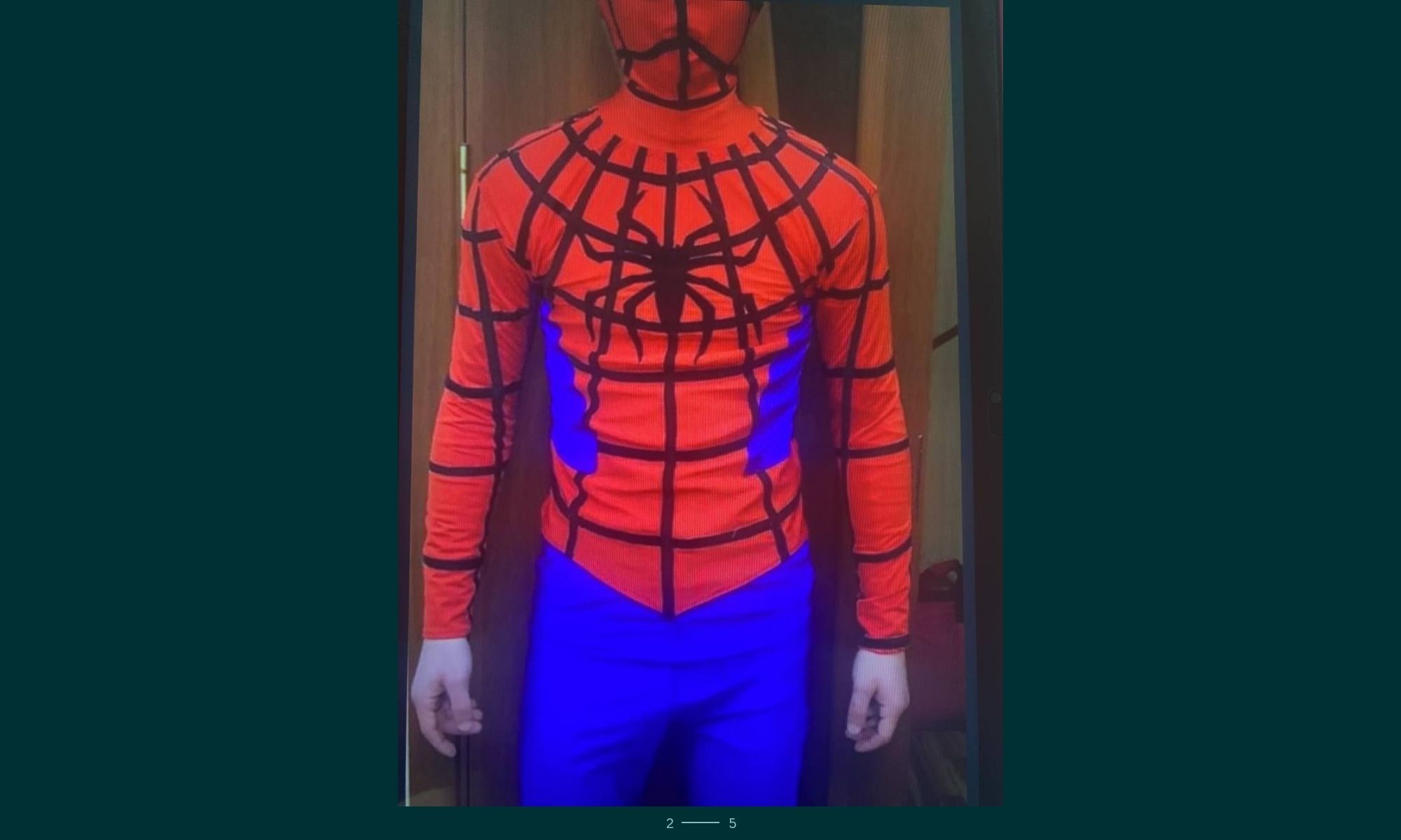 Прокат костюма человека паука на взрослых