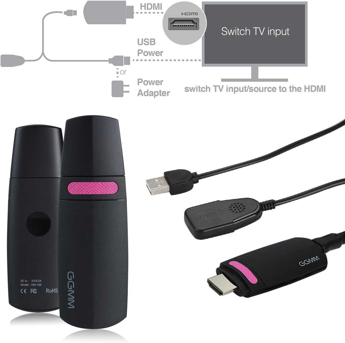 Dongle 5G wireless HDMI GGMM HM-100-05