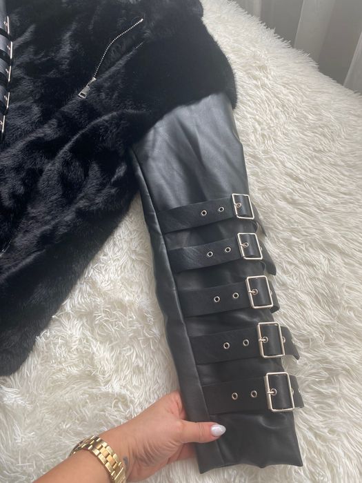 Дамако яке!Кожа с пух