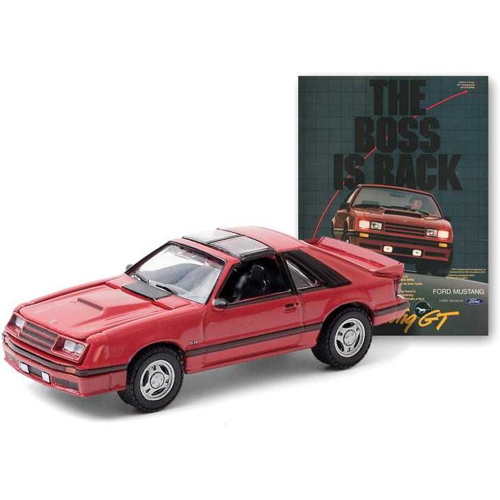 Greenlight - 1982 Ford Mustang GT -1:64 (Johnny Lightning, Hot Wheels)