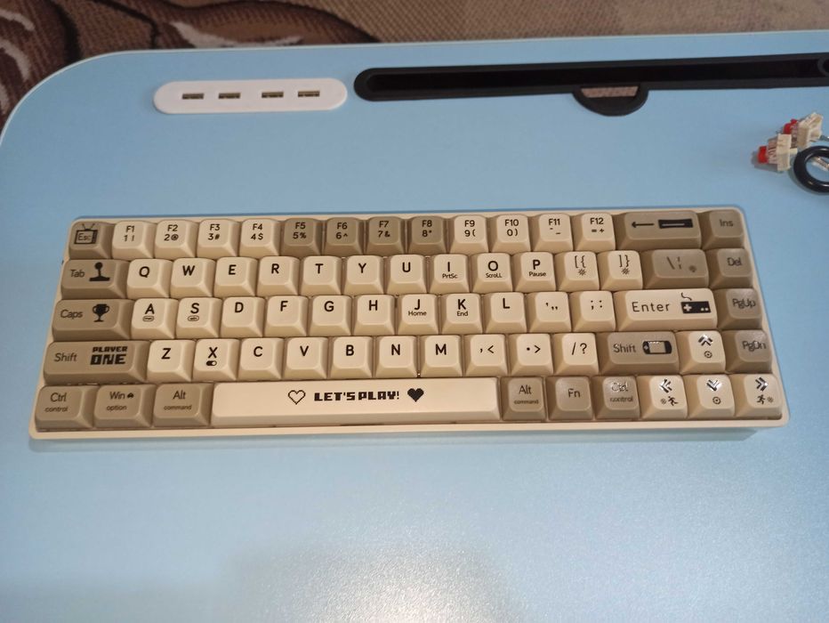 Проводная механическая клавиатура Ajazz AK680 Type-C, с RGB-подсветкой