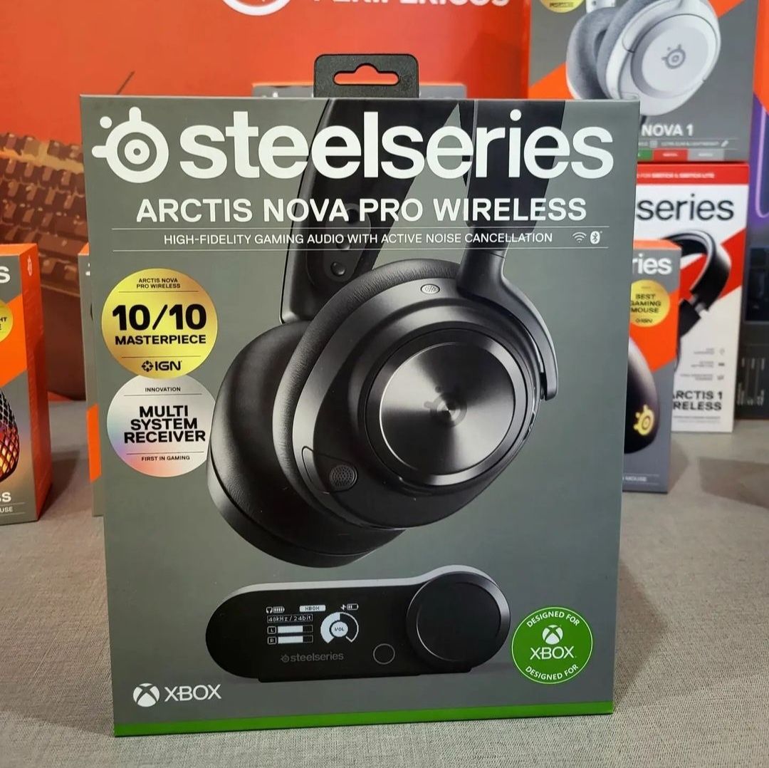 Топ! Steelseries NOVA PRO Wireless Наушники/Гарнитура