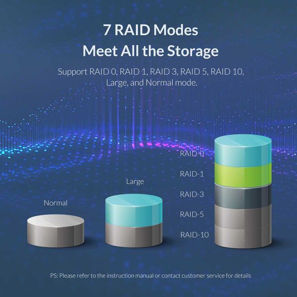 Orico докинг станция Storage - HDD Dock - 4 BAY with RAID, Aluminium