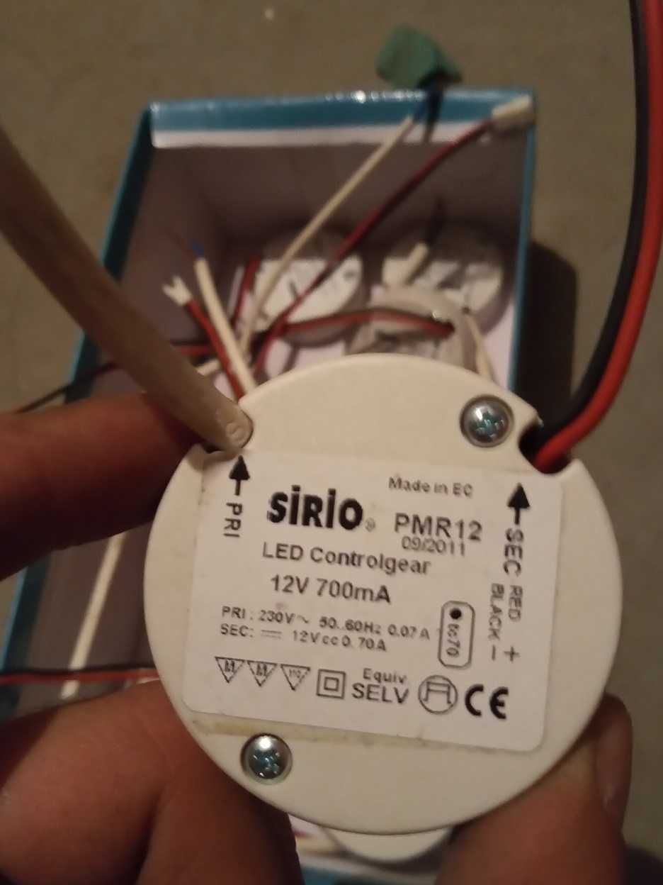 Transformator banda LED rotund