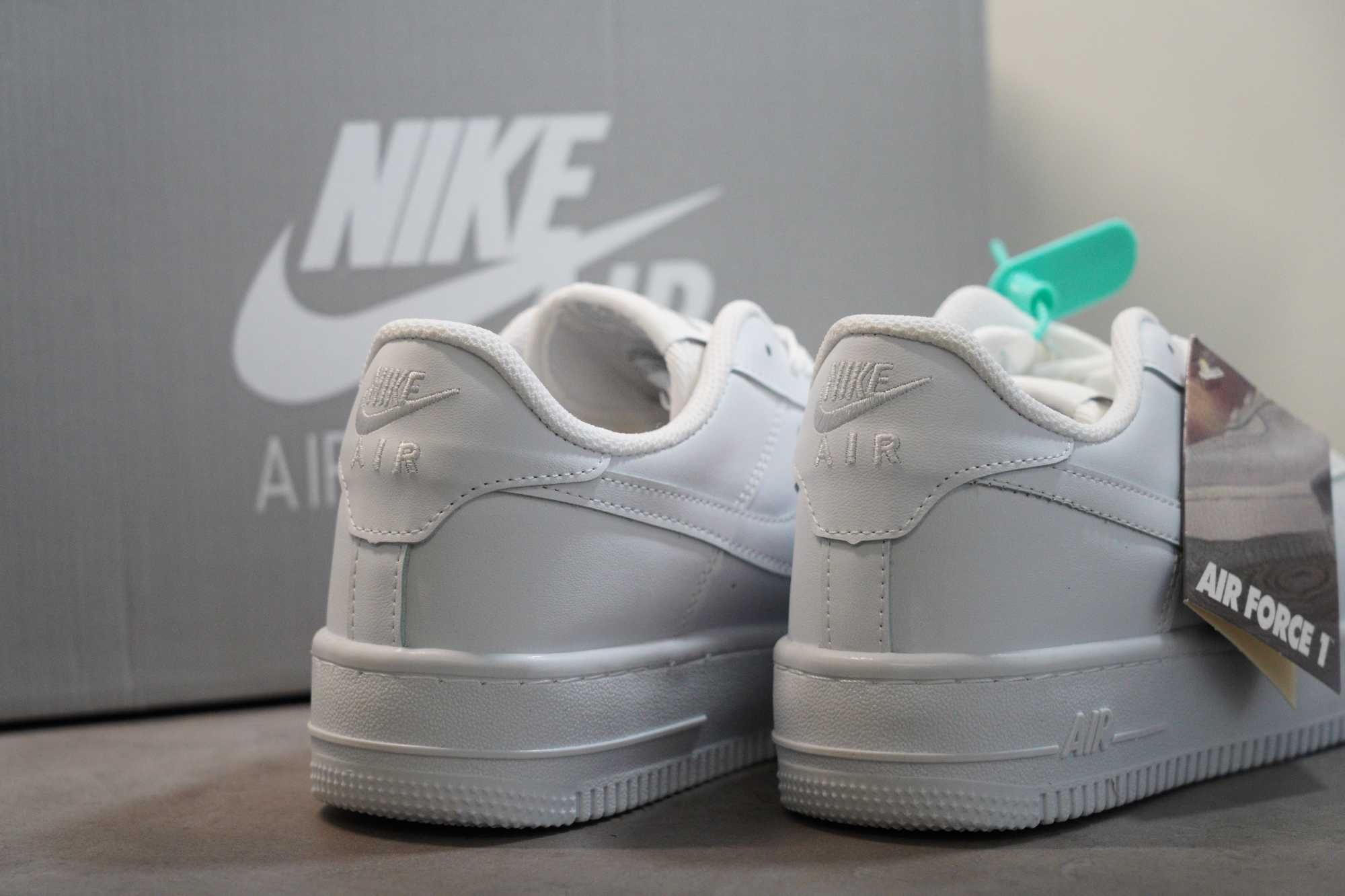 Adidasi NIKE low AIR FORCE 1 White, Produs Nou - Full Box, Premium