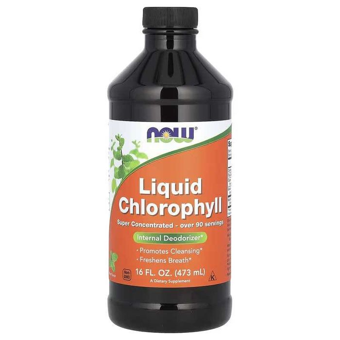 NOW Foods Liquid Chlorophyll хлорофилл хлорофил xlorofil xlorafil