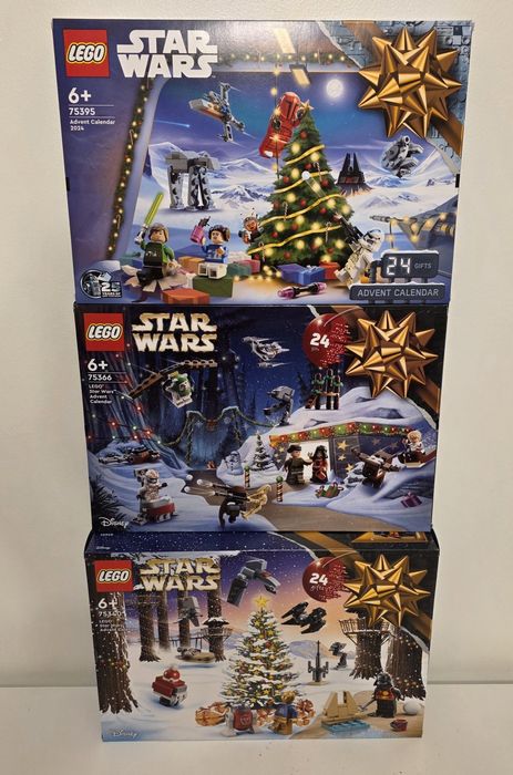 Lego Star Wars Advent calendar 75340, 75366, 75395