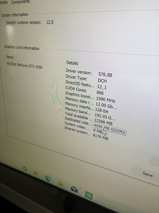 Calculator/ PC Gaming Ryzen 7/ 16gb ram / Nvidia GTX 1650