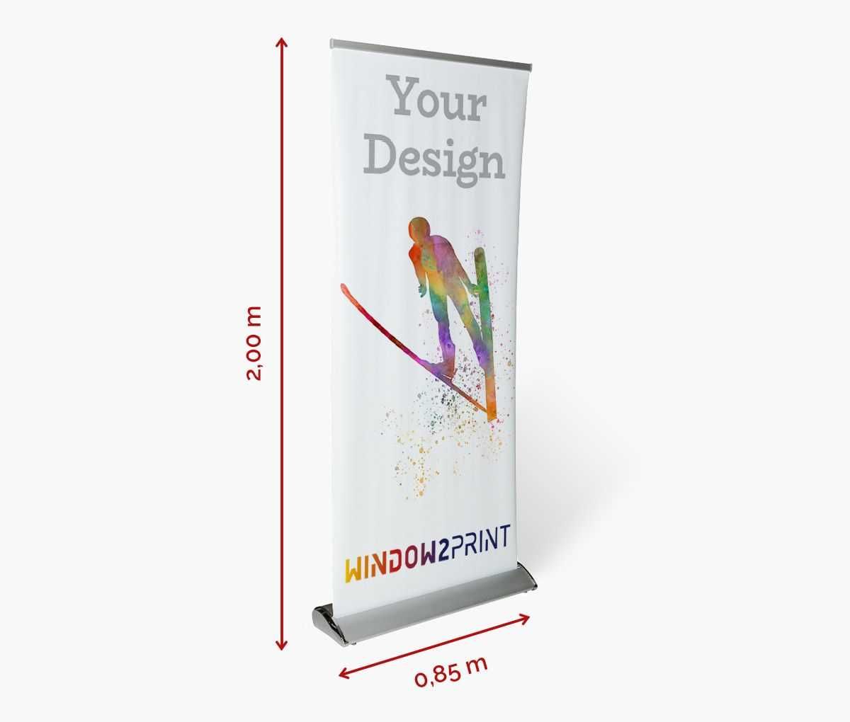 Roll up banner 85×200 cm