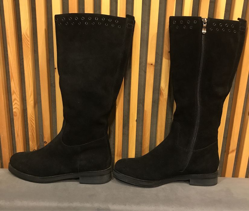 Новые сапоги Tervolina женские зимние натуральная замша