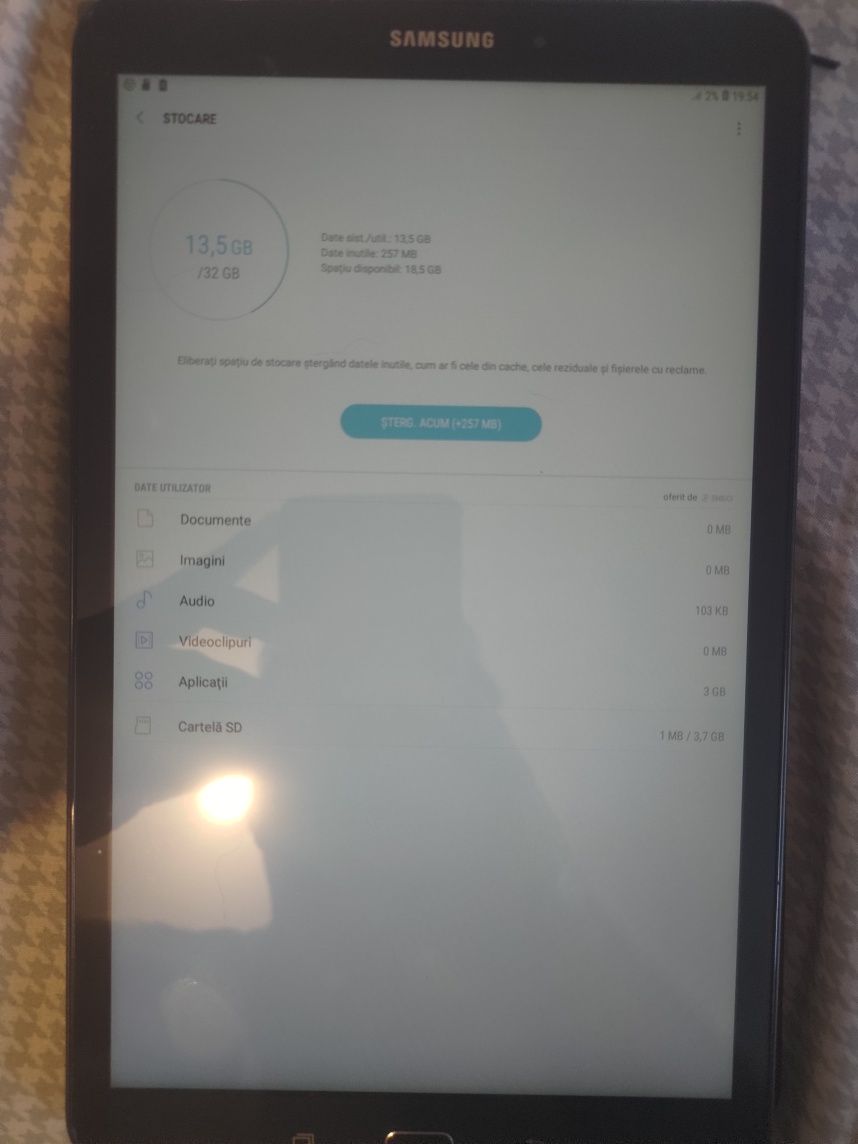 Tableta Samsung Tab A T585, Octa-Core 1.6 GHz, 10.1", 2GB RAM, 32GB,