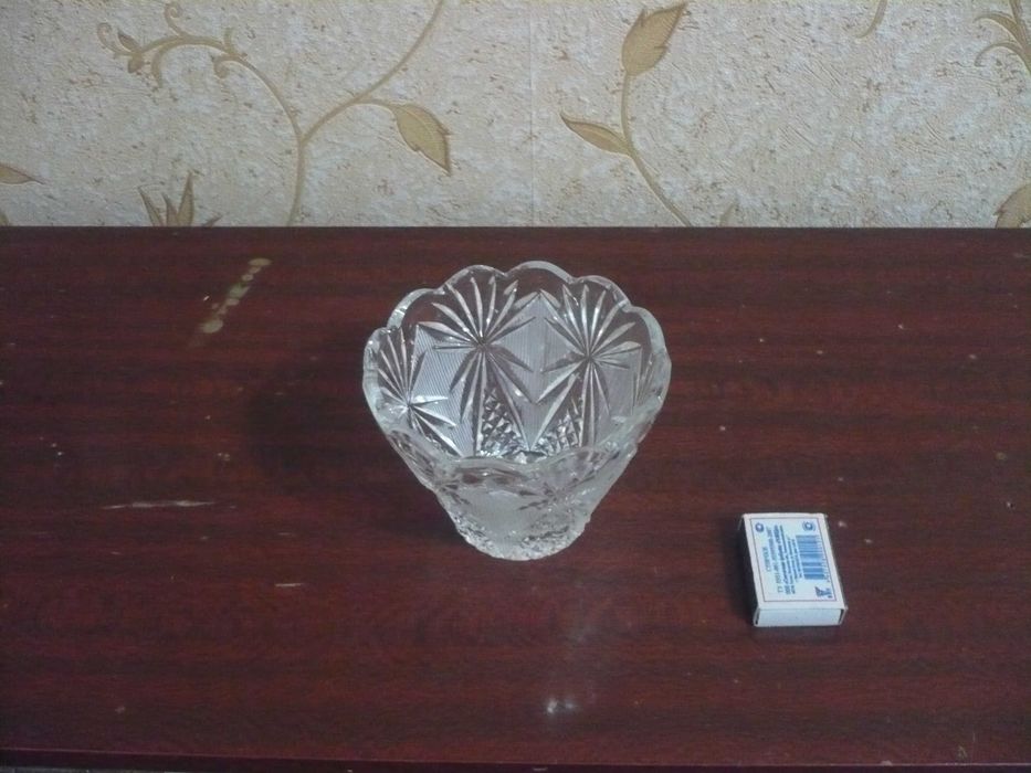 Хрустальные советские вазы для салатов, фруктов или сладостей