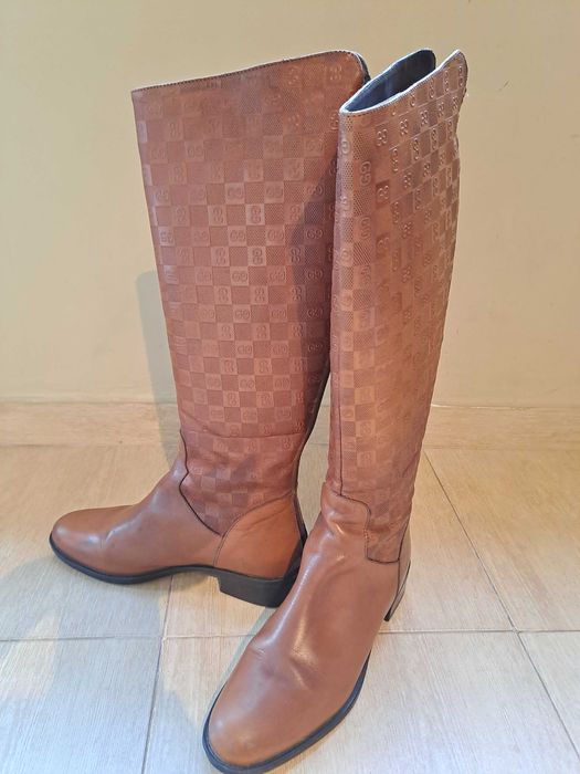 Дамски ботуши естествена кожа 39 номер