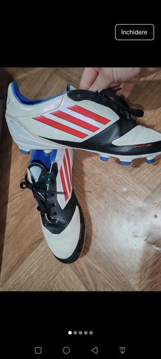 Ghete fotbal Adidas ,iarbă, mărimea 38
