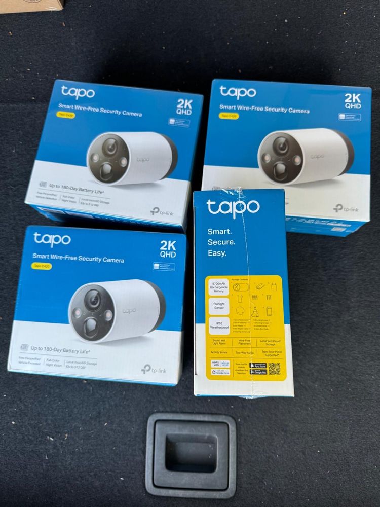 TP-Link Tapo QHD2K, sigilate, disponibil imediat, transport ZERO