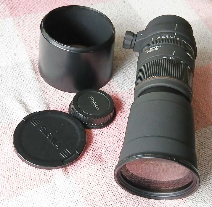 Обектив Sigma 170-500mm за Canon EOS серия с обективи EF!!!