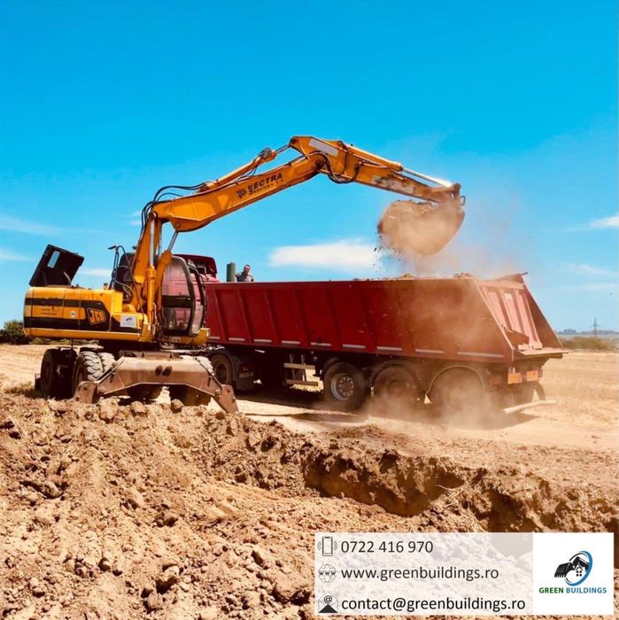 Inchirieri utilaje, buldoexcavator, compactor, excavator