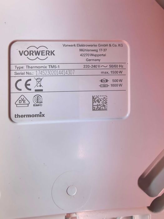 Vand Thermomix TM5-1