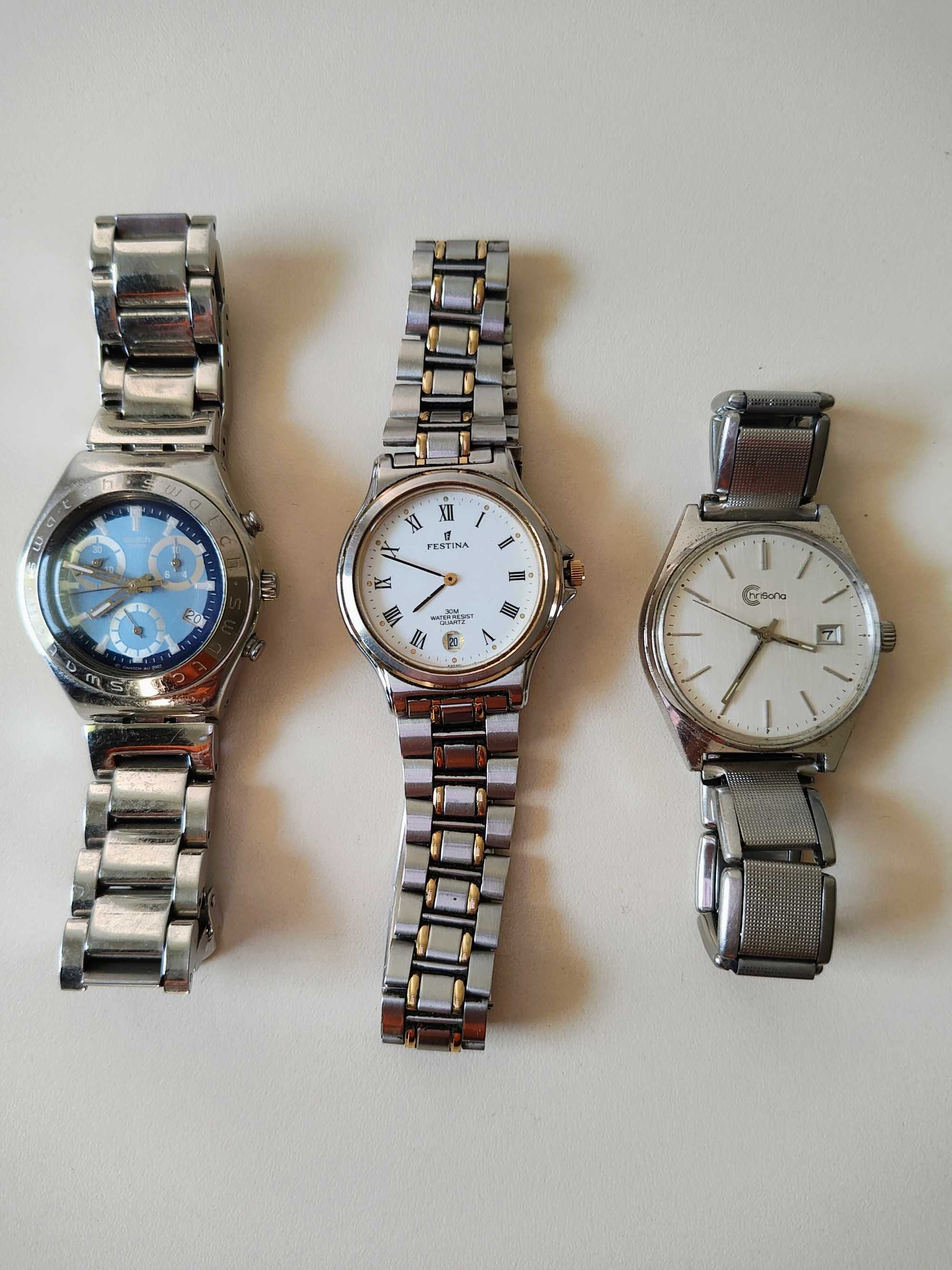 Лот от часовници Swatch Kenneth Cole Festina Casio Ракета Полет