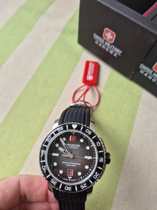 Часовник Swiss Military Hanowa Black Marlin SMWGN0001701