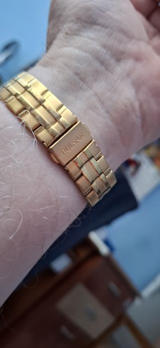 PULSAR japan Ceas de mînă bărbătesc cu baterie și brățară originală