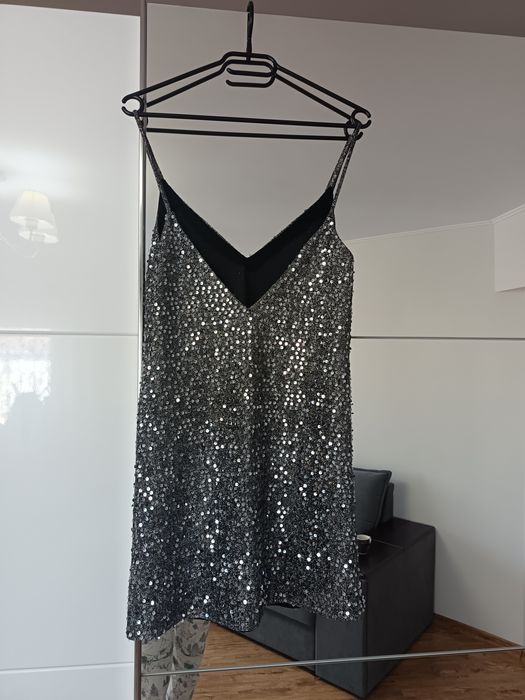Rochie Poema 34, argintiu