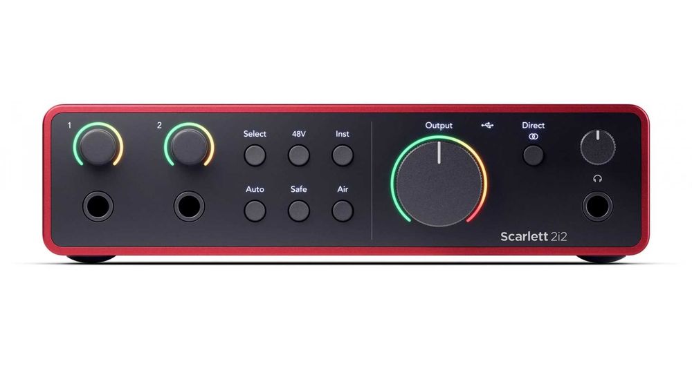 Interfata audio Focusrite Scarlett 2i2 4th gen noua