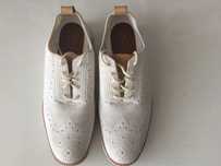 Tenisi casual Cole Haan ZERØGRAND Wingtip Oxford culoare Alba.Noi