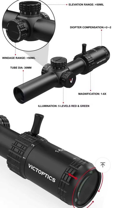 Luneta LPVO S6 1-6x24 SFP