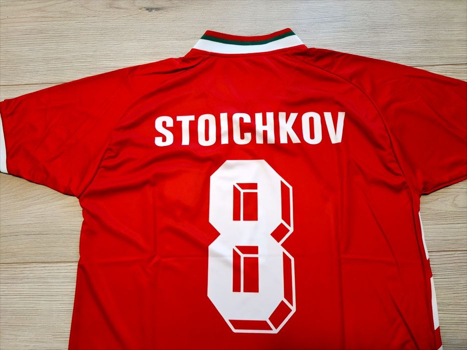 Футболна фланелка на Христо Стоичков България САЩ94 ретро модел!!!