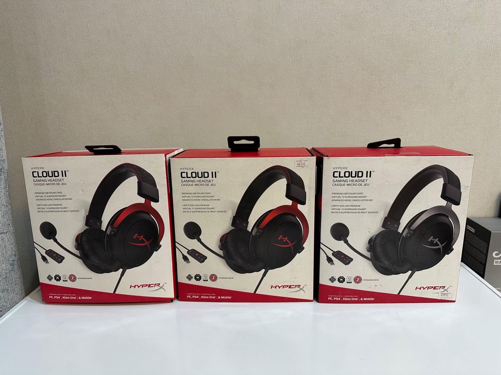 Наушники Hyper x cloud 2 3шт