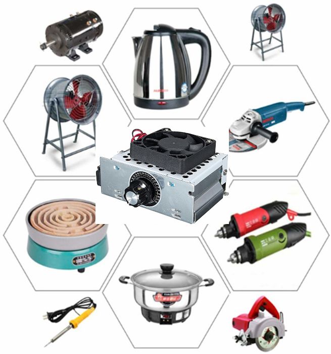 Variator tensiune regulator turatie motor curent alternativ 4000w 220V