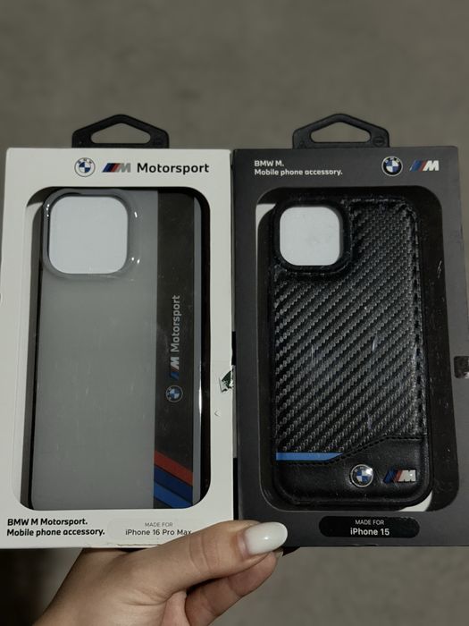 Калъфи за телефон BMW за Iphone 15, 16 Pro Max
