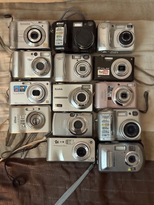 Lot colectie camere camera digitala foto video digital sony samsung