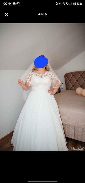 Rochie de mireasă, Salonul miresei ,mărime 46