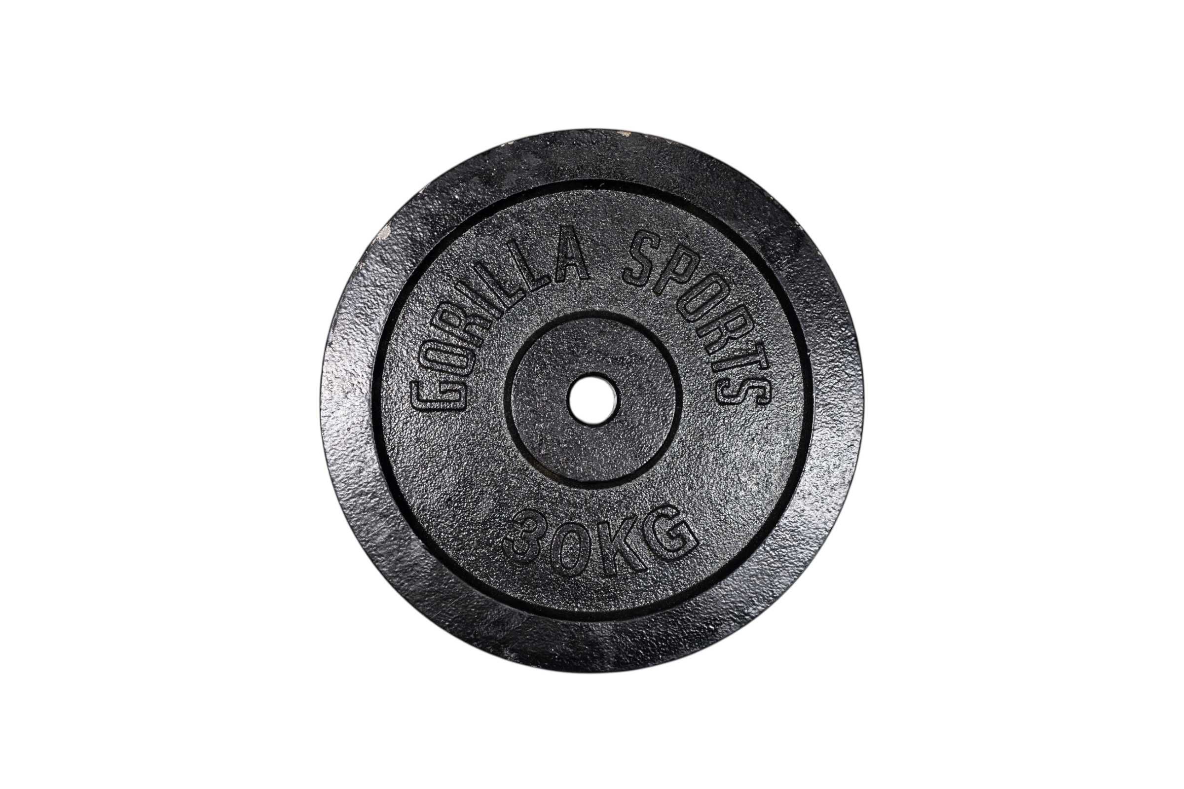 Disc din fontă 30 kg 30/31 mm, argintiu/negru