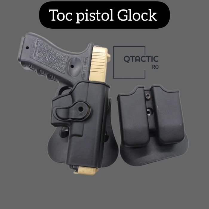 Toc pentru pistol Glock 17 + port incarcator dublu