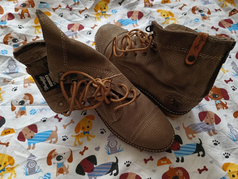 Bocanci/botine Wrangler + Naturalizer gratuit -piele- mărimea 36piele
