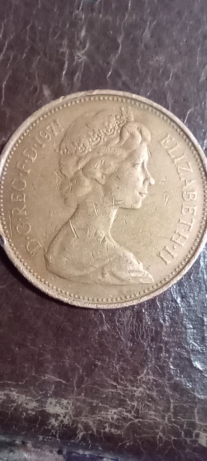 2 нови пенса 1971 Кралица Елизабет II