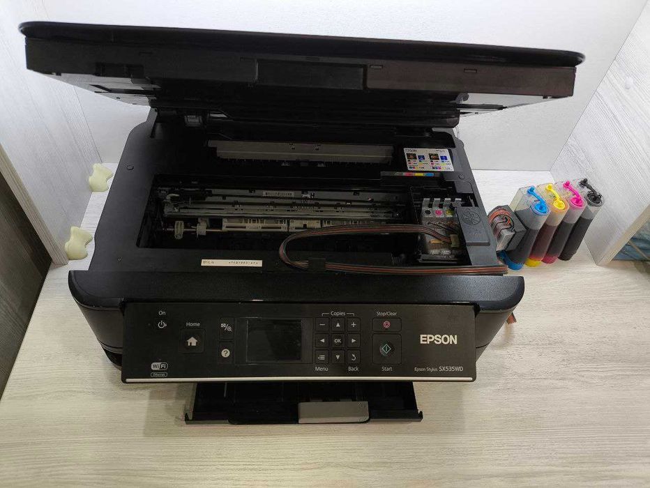 Принтер Epson Stylus SX535WD c Wi-Fi, двухсторонняя печать.